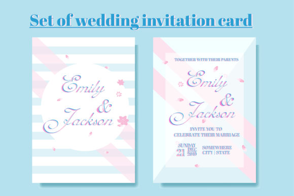 Download Wedding Invitation Card Pastel Concept - Premium Resources