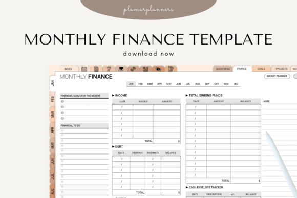 Download 💰 Monthly Finance Tracker – Budget Plan - Premium Resources
