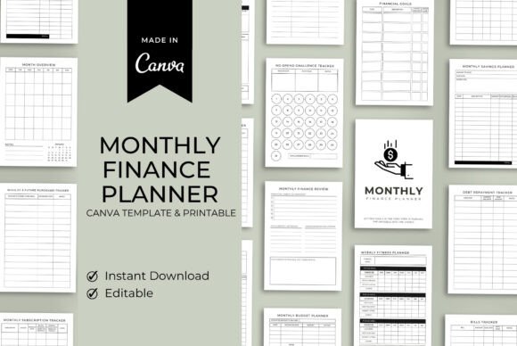 Download Monthly Finance Planner Template - Finance plan Collection
