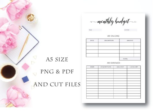 Download A5 Budget Sheet, Finance Planner - Finance plan Collection