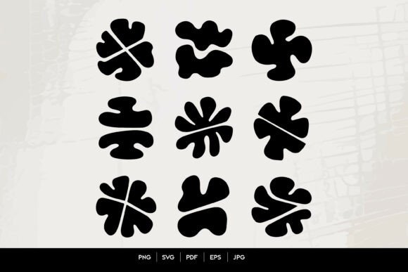 Download Retro Abstract Flower SVG Set - Premium Bundle